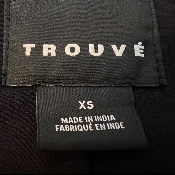 Trouvé Leather Jacket Black Size XS - Picture 7 of 8